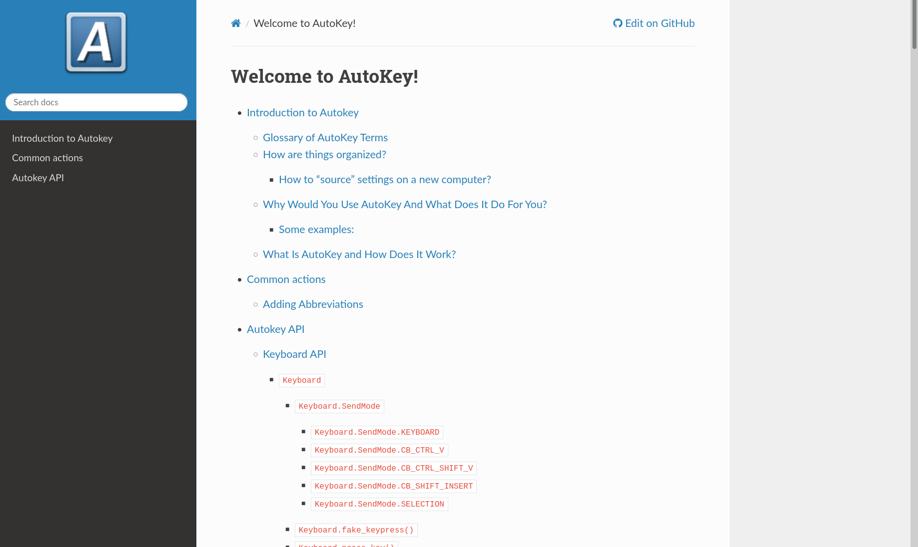 AutoKey Contribution