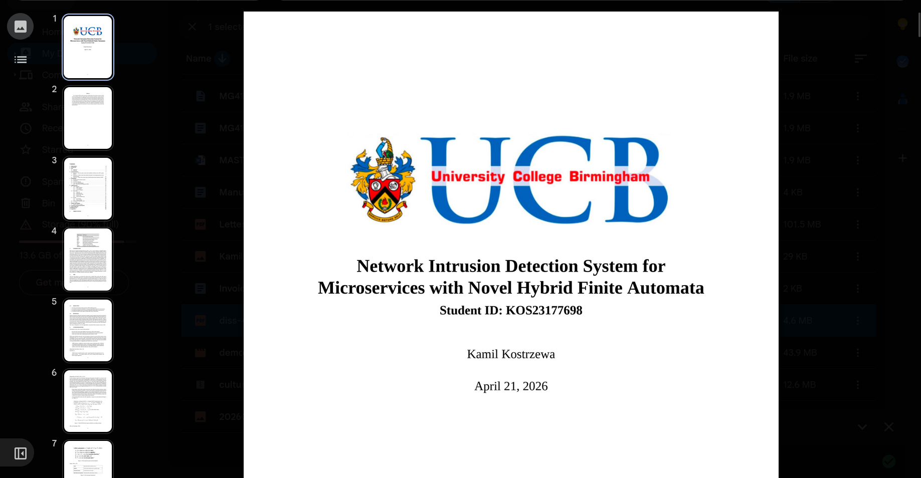 Bachelor's Dissertation