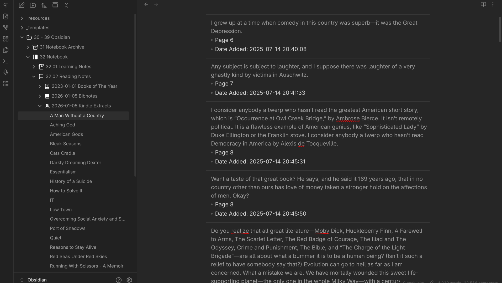 Kindle Quote Extractor